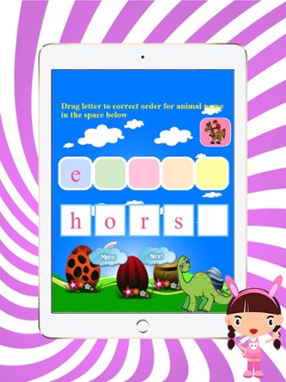 Cool Animal A-Z Alphabet Order Games with Song screenshot
