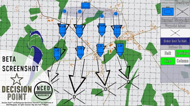 Decision Point: Battlegroup Operational Simulator screenshot