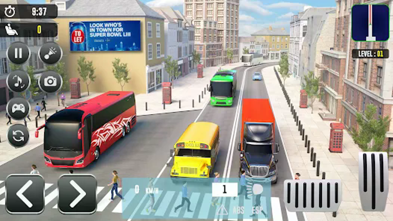 Bus Driving Simulator Bus game screenshot