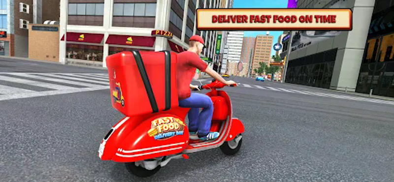 Fast Food Delivery Bike Game Image