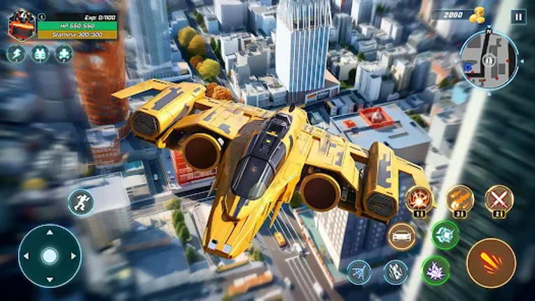 Robot City Car Battle screenshot