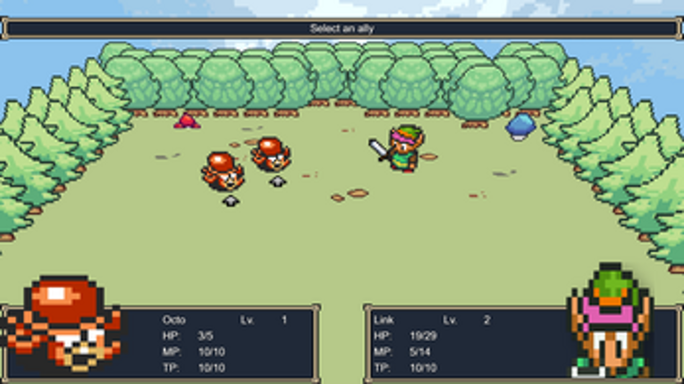 Paper Zelda RPG Image