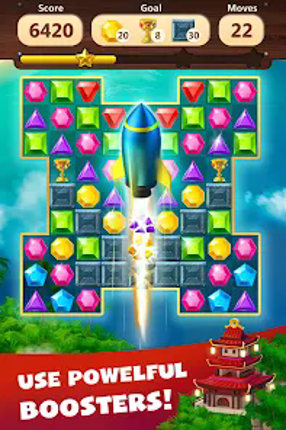 Jewels Planet - Match 3 Puzzle screenshot