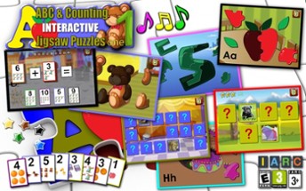 Kids ABC and Counting Jigsaw Puzzles Pre school Image