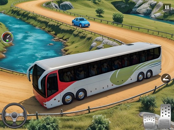 Passenger City Bus Driving 3D Image