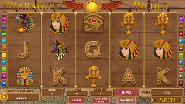 Slots - Pharaoh's Riches screenshot