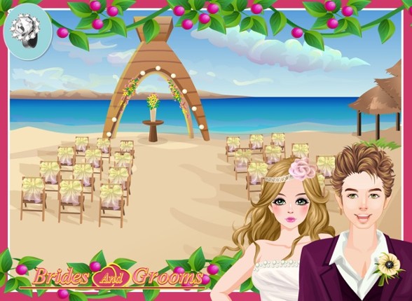 Bride and Groom - Fun wedding dress up and make up game with brides and grooms for kids Image