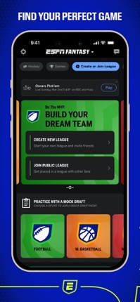 ESPN Fantasy Sports &amp; More screenshot