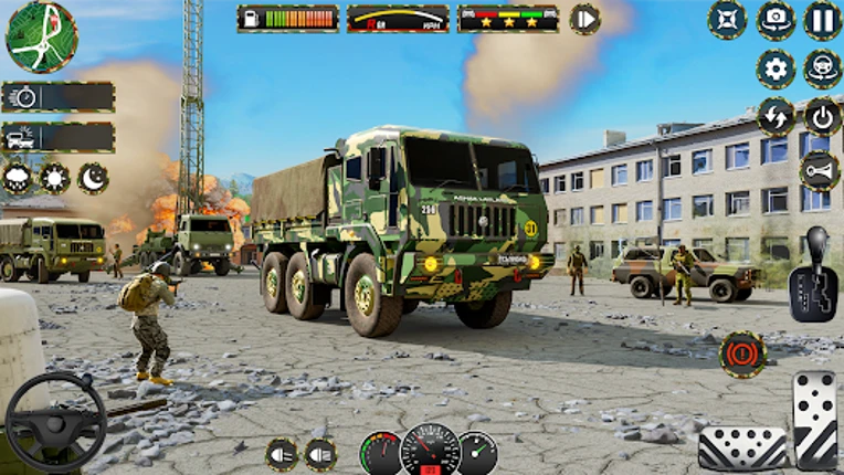 Army Truck Game Offroad Driver Image