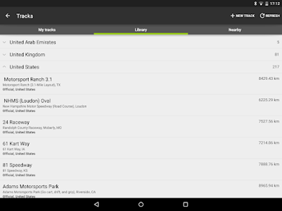 RaceChrono Pro screenshot