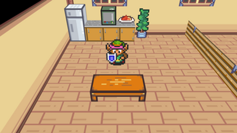 Paper Zelda RPG screenshot
