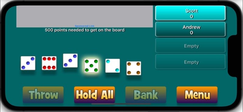 Original Farkle screenshot