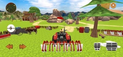 Real Farming Tractor 3D Image