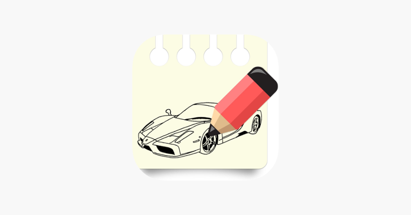 Vehicle Coloring Book Game Image