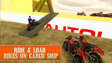 Bike Transporter Ship Simulator &amp; Cargo game Image