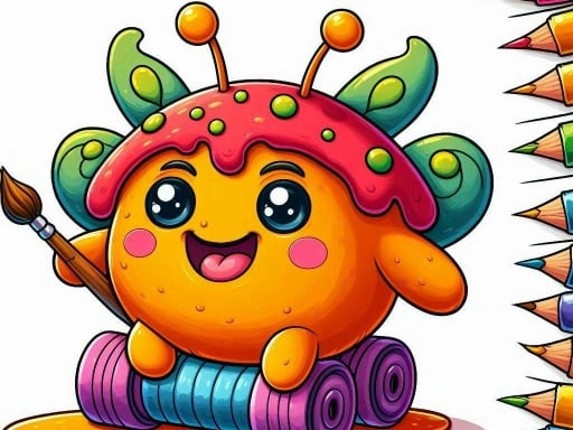 BTS Sprunki Coloring Book Image