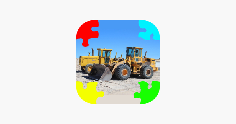 Bulldozer Excavator Jigsaw Puzzles with Backhoe Image