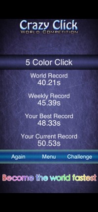 Crazy Click World Competition screenshot