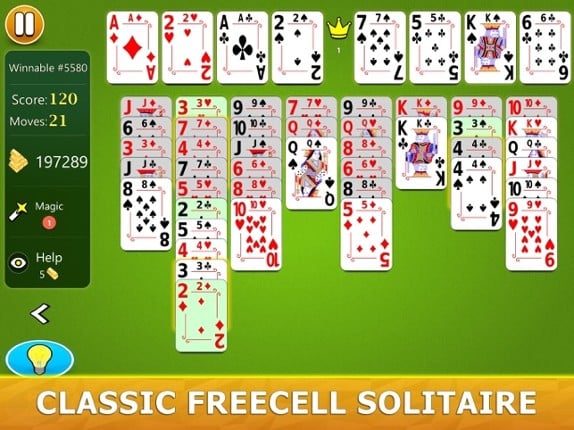 FreeCell Solitaire Mobile screenshot