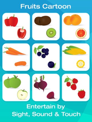 Fruit and Vegetable Picture Flashcards for Babies, Toddlers or Preschool (Free) screenshot