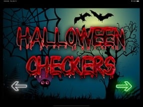 Halloween Checkers Image