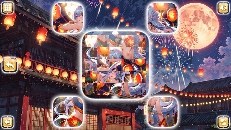 Lovely Anime Puzzle: Lunar Image