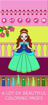 Pony Princess Coloring Book Image