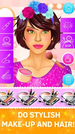 Princess salon and make up game for girls. Premium screenshot