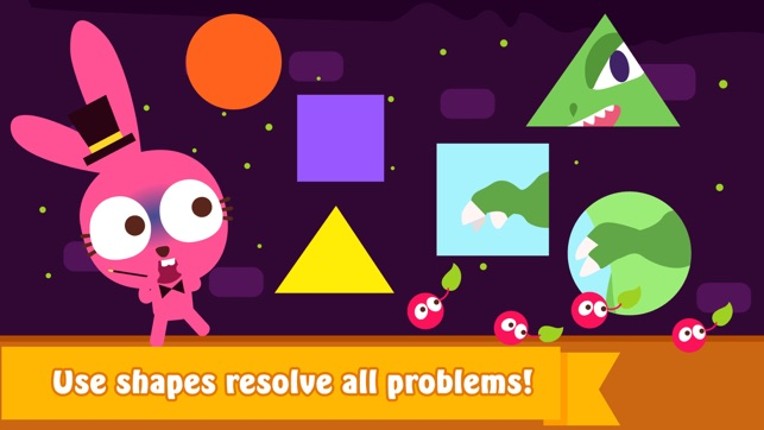 Purple Pink shapes and colors screenshot