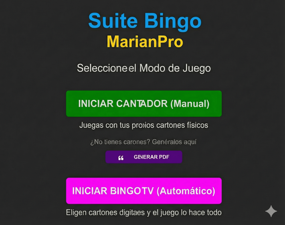 Games like Suite Bingo MarianPro - Cantador y Bingo Virtual