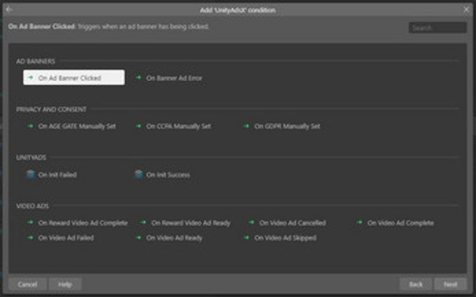 UnityAdsX - Construct 3 Addon screenshot