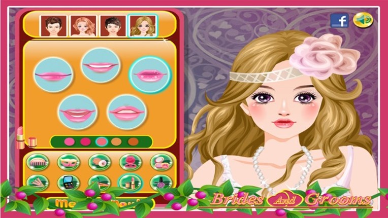 Bride and Groom - Fun wedding dress up and make up game with brides and grooms for kids Image
