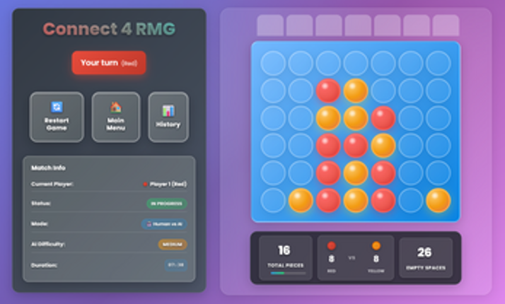 Connect 4 RMG screenshot