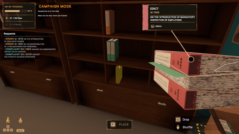 Cozy Archivist Simulator screenshot