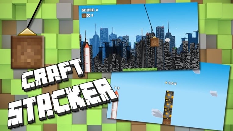 Craft Stacker Classic - Tile Block Stacking Mini Game screenshot