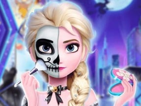 Elsa Halloween Party Tattoo Image