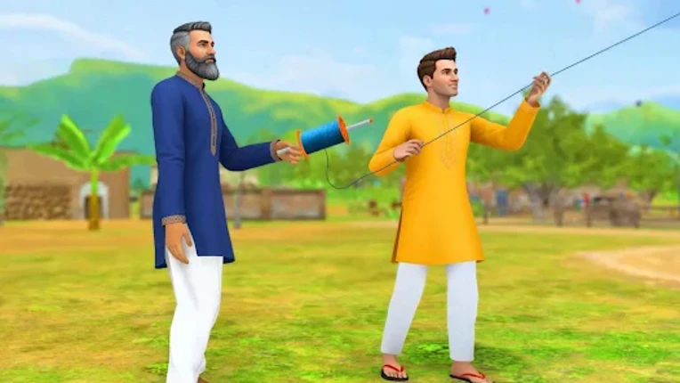 Basant Kite Flying Game Image