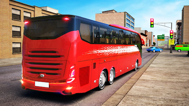 Bus Driving Simulator Bus game screenshot