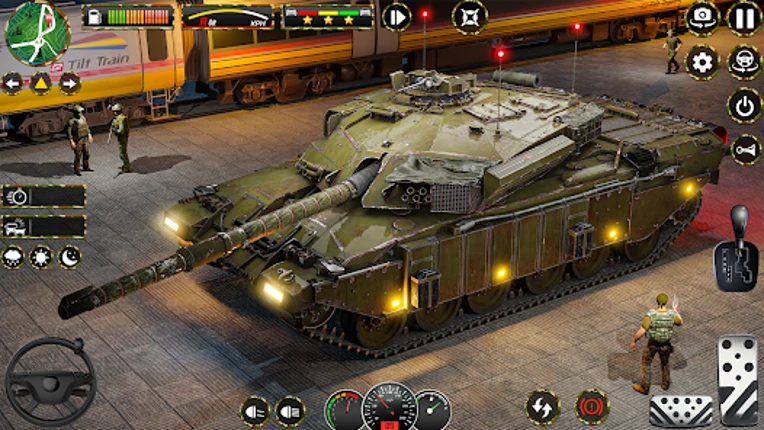 Army Truck Game Offroad Driver Image