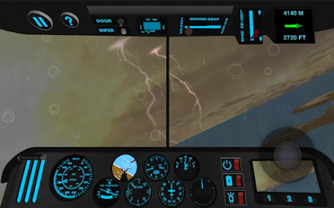 Airplane Flight Pilot 3D Image
