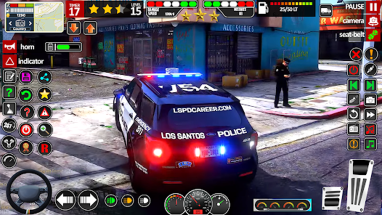 Police Car Chase Game 3D screenshot