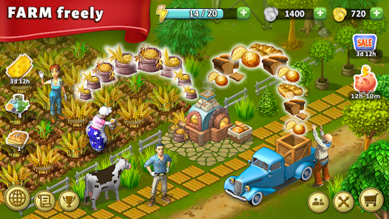 Janes Farm: Family farm game screenshot