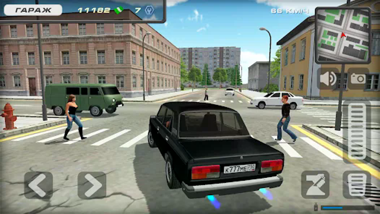 Lada 2107 Russian City Driving screenshot