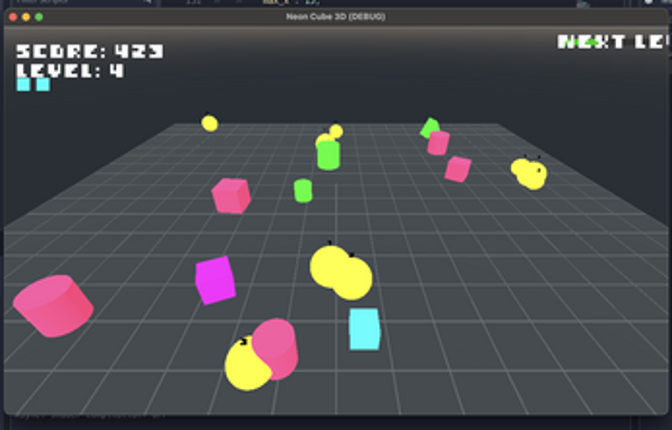 NEON CUBE 3D Image