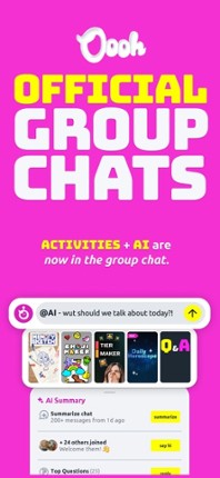 Oooh: Official Group Chats Image