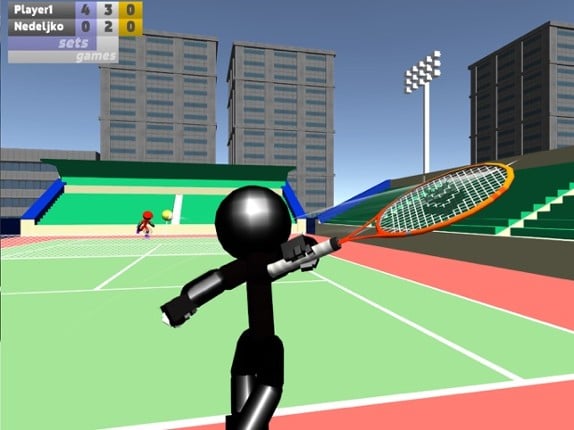 Stickman 3D Tennis screenshot