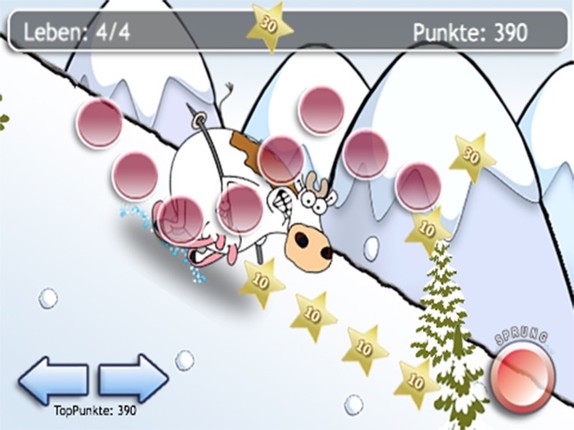 Verrückte Ski Laufende Kuh LT screenshot