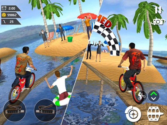 Water Park BMX Driving 2019 screenshot