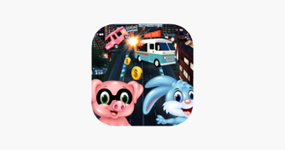 3D Rabbit Street Racer Escape Police Free Games Image