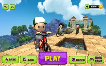 BMX Rider 3D Image